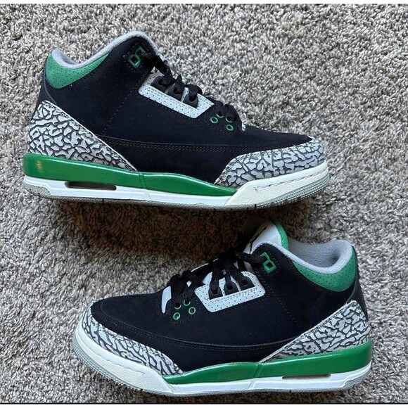 Nike Air Jordan 3 Retro Pine Green Size 7 Youth (Size 8.5 Women's) - Picture 1 of 8